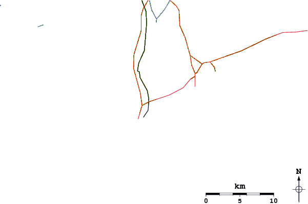 Routes et rivières à proximité Zorba