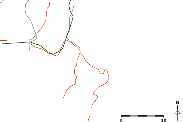 Routes et rivières à proximité Old Man's Hat