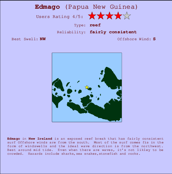 Edmago Carte et Info des Spots