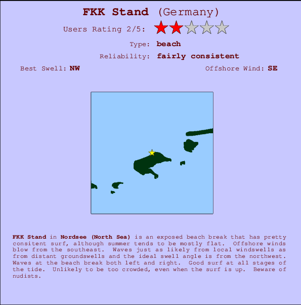 FKK Stand Carte et Info des Spots