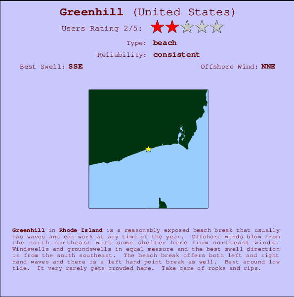 Greenhill Carte et Info des Spots