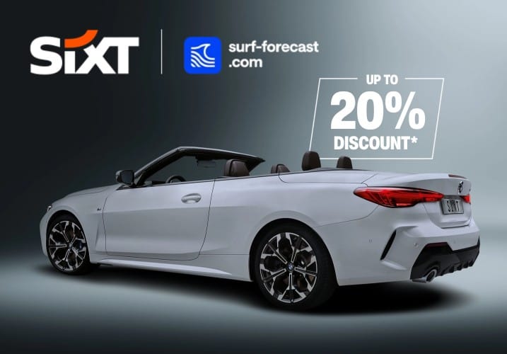 Save Up to 20% on SIXT Rental Cars Worldwide – Exclusive Surf-Forecast Deal