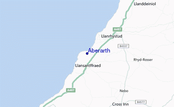 carte de localisation de Aberarth