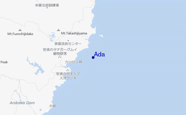 carte de localisation de Ada