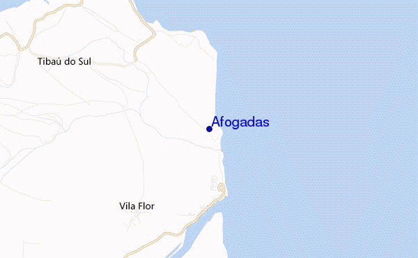 carte de localisation de Afogadas