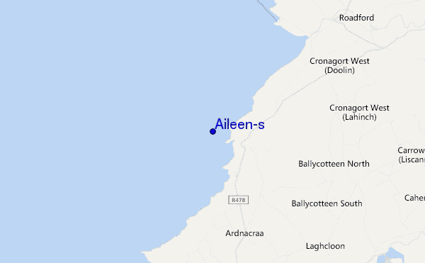 carte de localisation de Aileen's