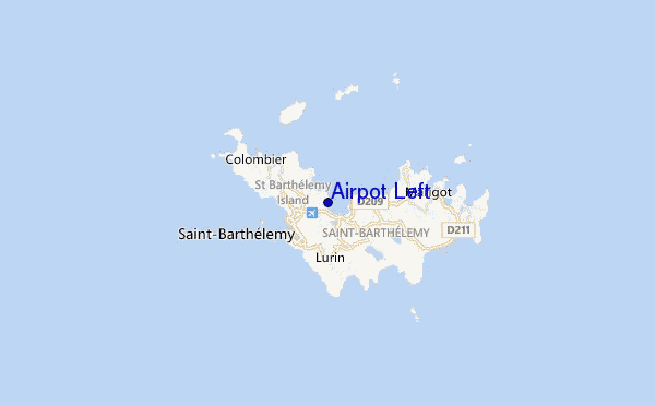 carte de localisation de Airpot Left