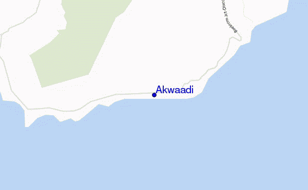 carte de localisation de Akwaadi