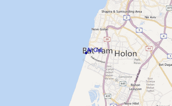carte de localisation de Al Gal