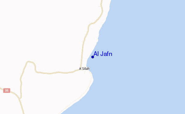 carte de localisation de Al Jafn