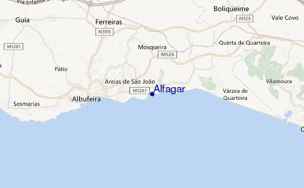 carte de localisation de Alfagar