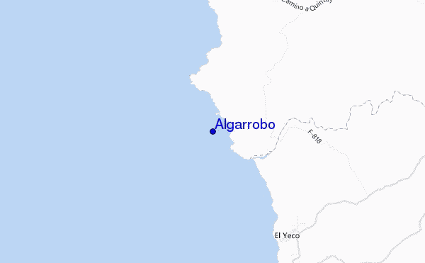 carte de localisation de Algarrobo
