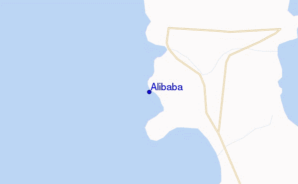 carte de localisation de Alibaba