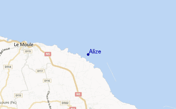 carte de localisation de Alize