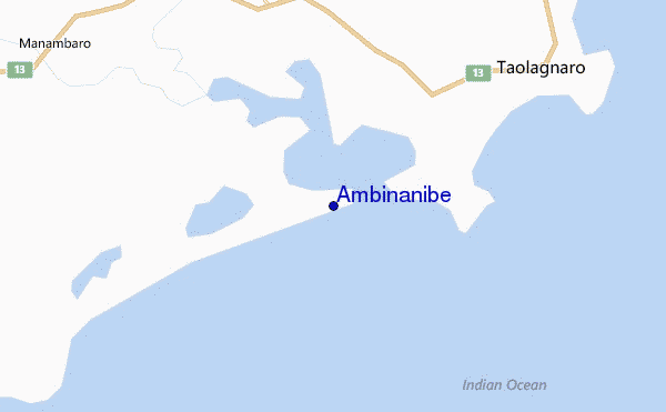 carte de localisation de Ambinanibe