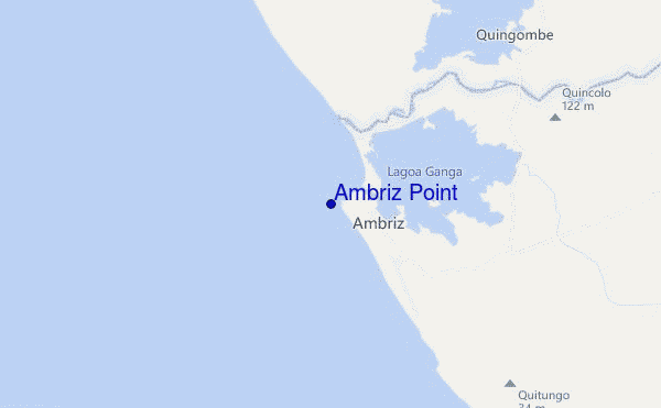 carte de localisation de Ambriz Point