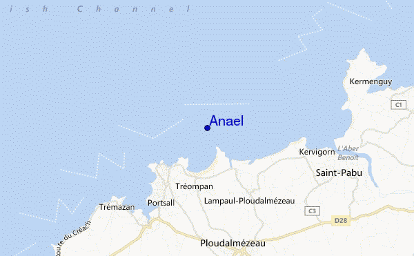 carte de localisation de Anael