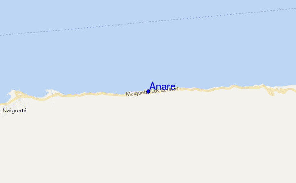 carte de localisation de Anare