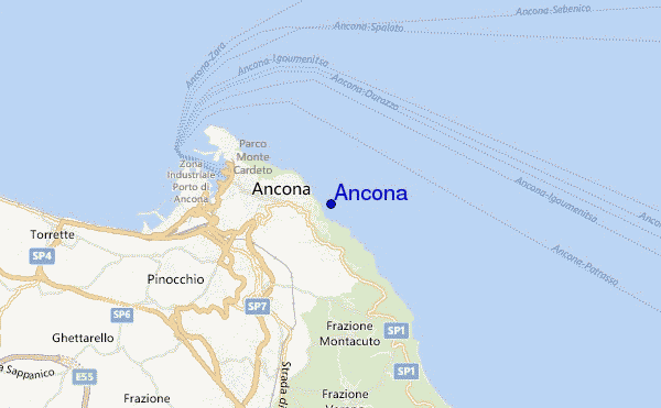 carte de localisation de Ancona