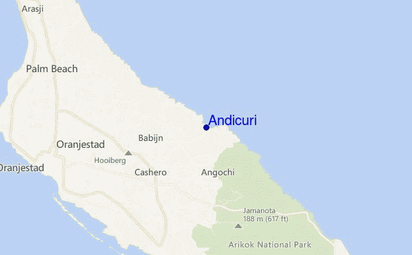 carte de localisation de Andicuri