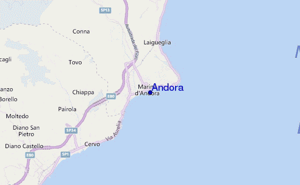 carte de localisation de Andora