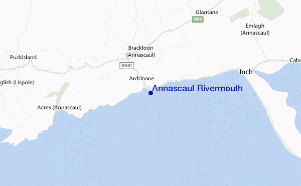 carte de localisation de Annascaul Rivermouth