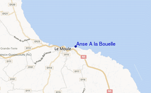 carte de localisation de Anse A la Bouelle