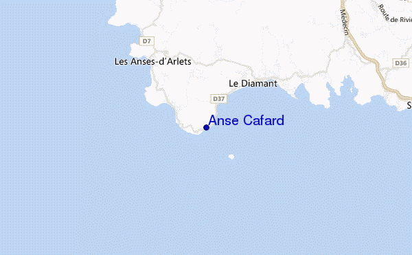 carte de localisation de Anse Cafard
