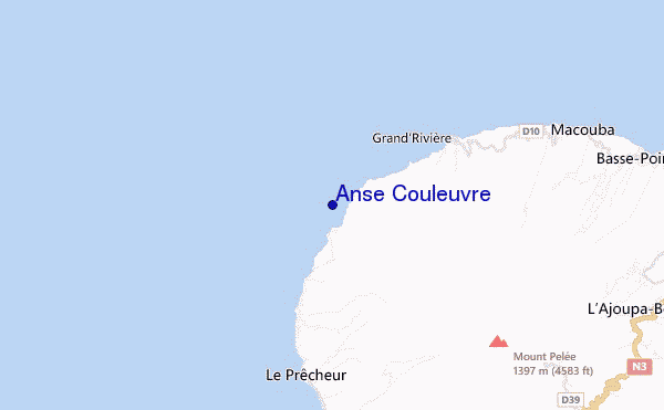 carte de localisation de Anse Couleuvre