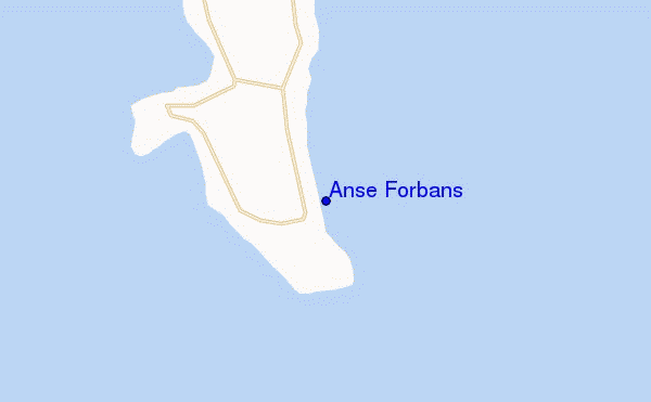 carte de localisation de Anse Forbans