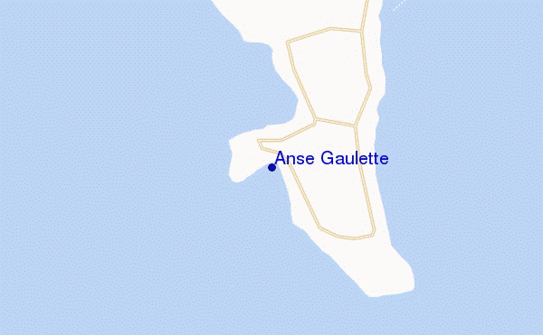 carte de localisation de Anse Gaulette