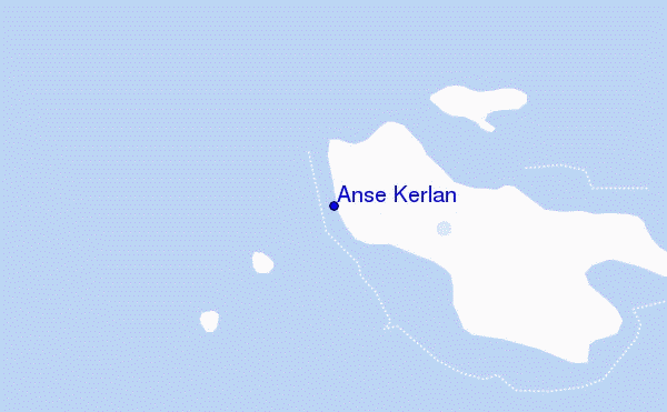 carte de localisation de Anse Kerlan