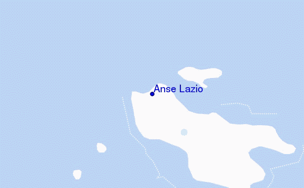 carte de localisation de Anse Lazio