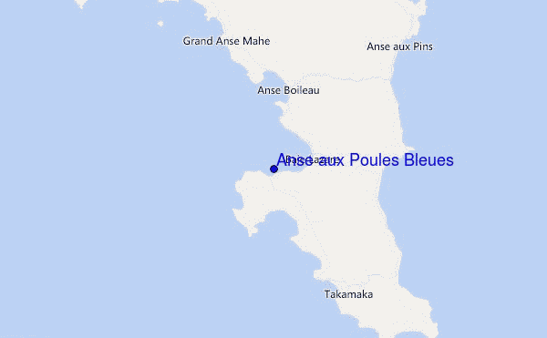 carte de localisation de Anse aux Poules Bleues