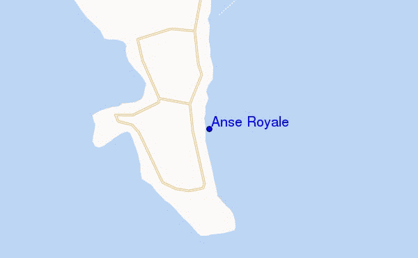 carte de localisation de Anse Royale