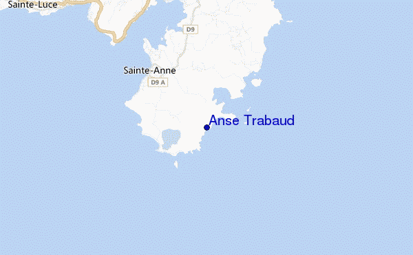 carte de localisation de Anse Trabaud