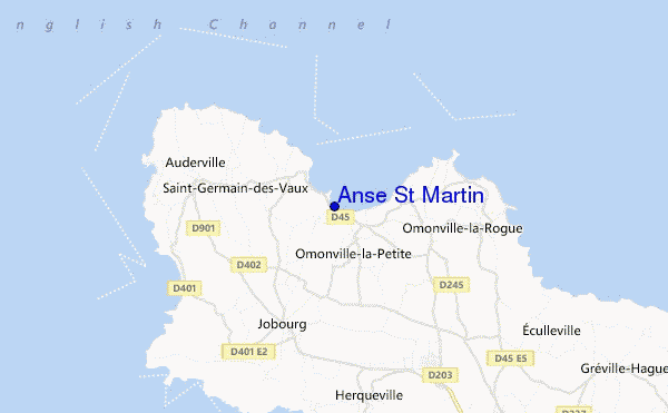 carte de localisation de Anse St Martin