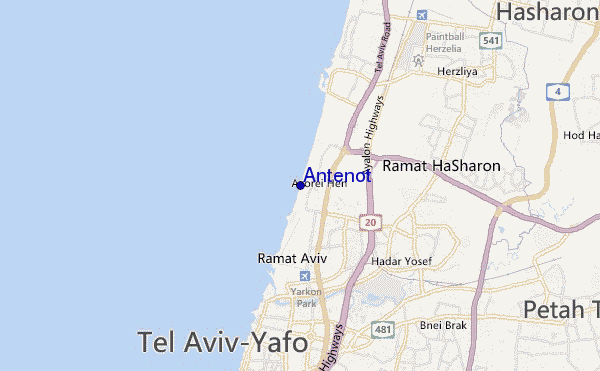carte de localisation de Antenot