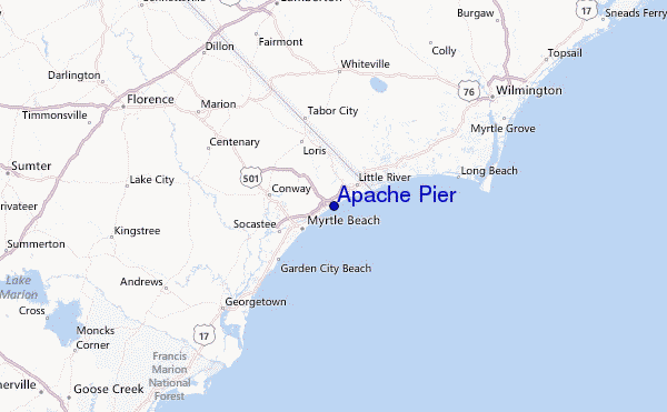 Apache Pier Tide Chart