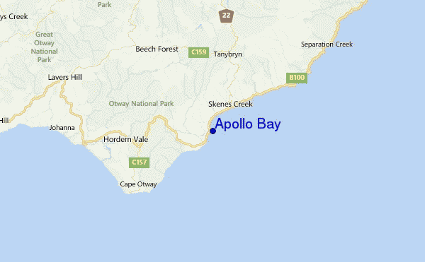 Apollo Bay Location Map