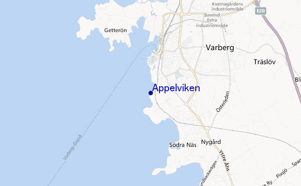 carte de localisation de Appelviken