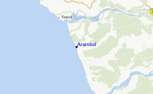 carte de localisation de Arambol