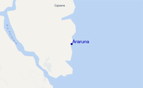 carte de localisation de Araruna