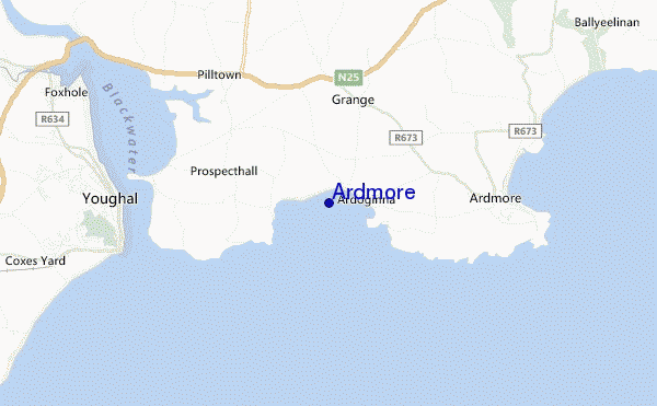 carte de localisation de Ardmore