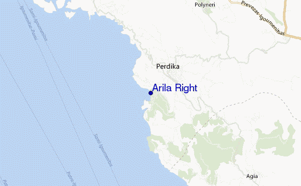 carte de localisation de Arila Right