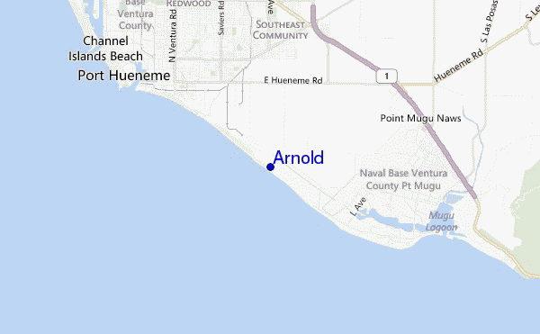 carte de localisation de Arnold