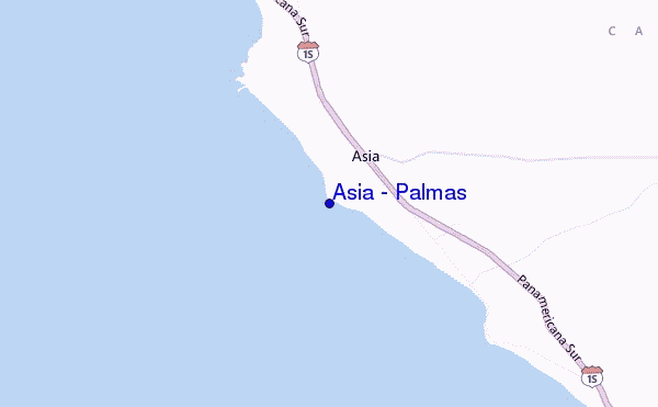 carte de localisation de Asia - Palmas