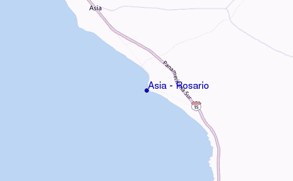 carte de localisation de Asia - Rosario