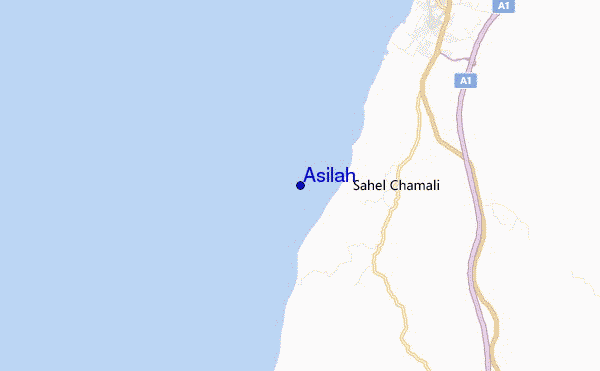 carte de localisation de Asilah