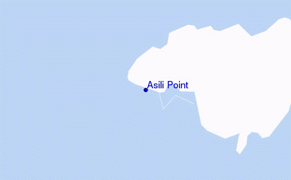 carte de localisation de Asili Point